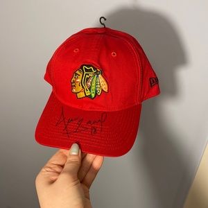 SIGNED by Denis Savard authentic Blackhawks hat, never worn